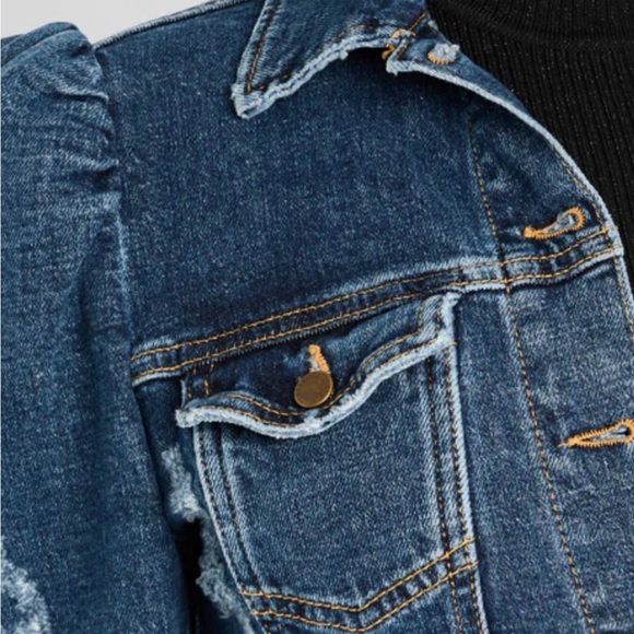 RETROFETE royal blue “Ada” jacket 
Only warn once size small - Picture 3 of 3